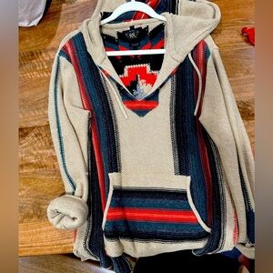 Rare RRL Southwestern Baja Pullover Hoodie